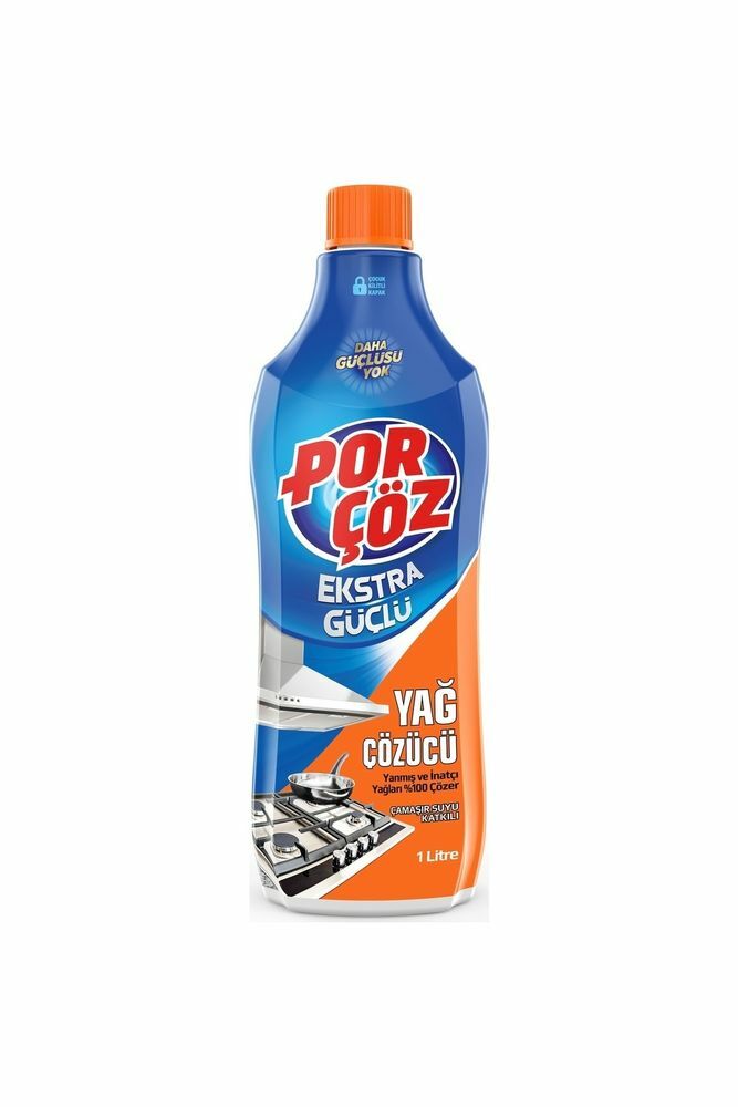 Yağçöz Ekstra Güçlü Yağ Çözücü 1 Litre Lt Çamaşır Suyu Katkılı