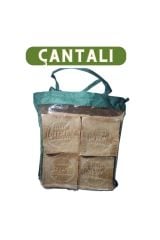 %100 Zeytinyağlı Sabun 4 Adet x 210 gr Nizip Garlı Çantalı Sabun