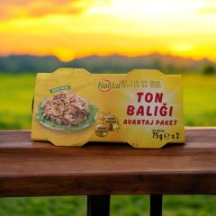 Füme Ton Balığı Avantaj Paket 75gr x 2 Adet Küçük Parçalı